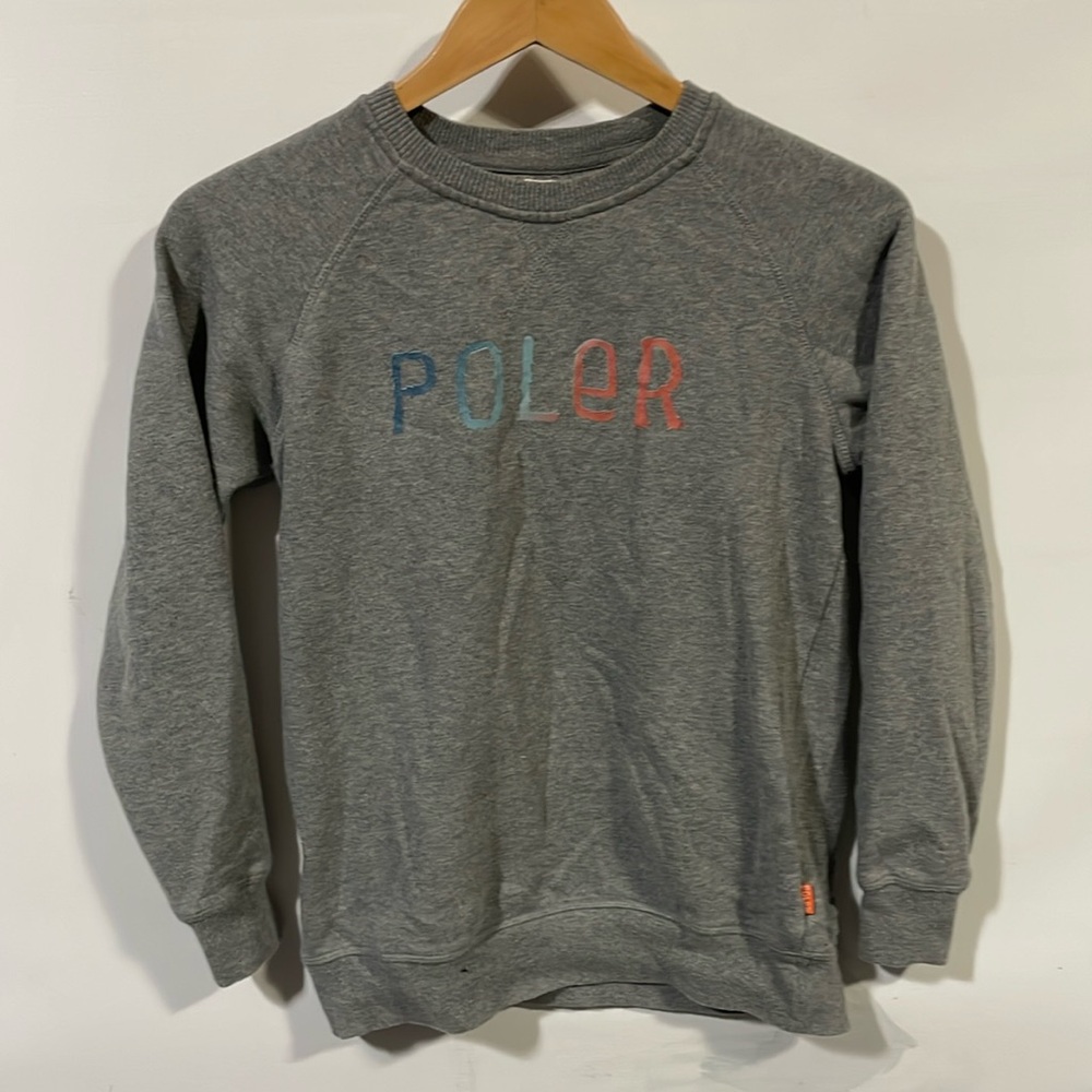Poler fleece crewneck sweatshirt